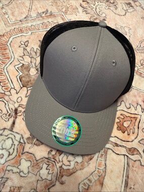Gray and Black Trucker Hat - Unbranded